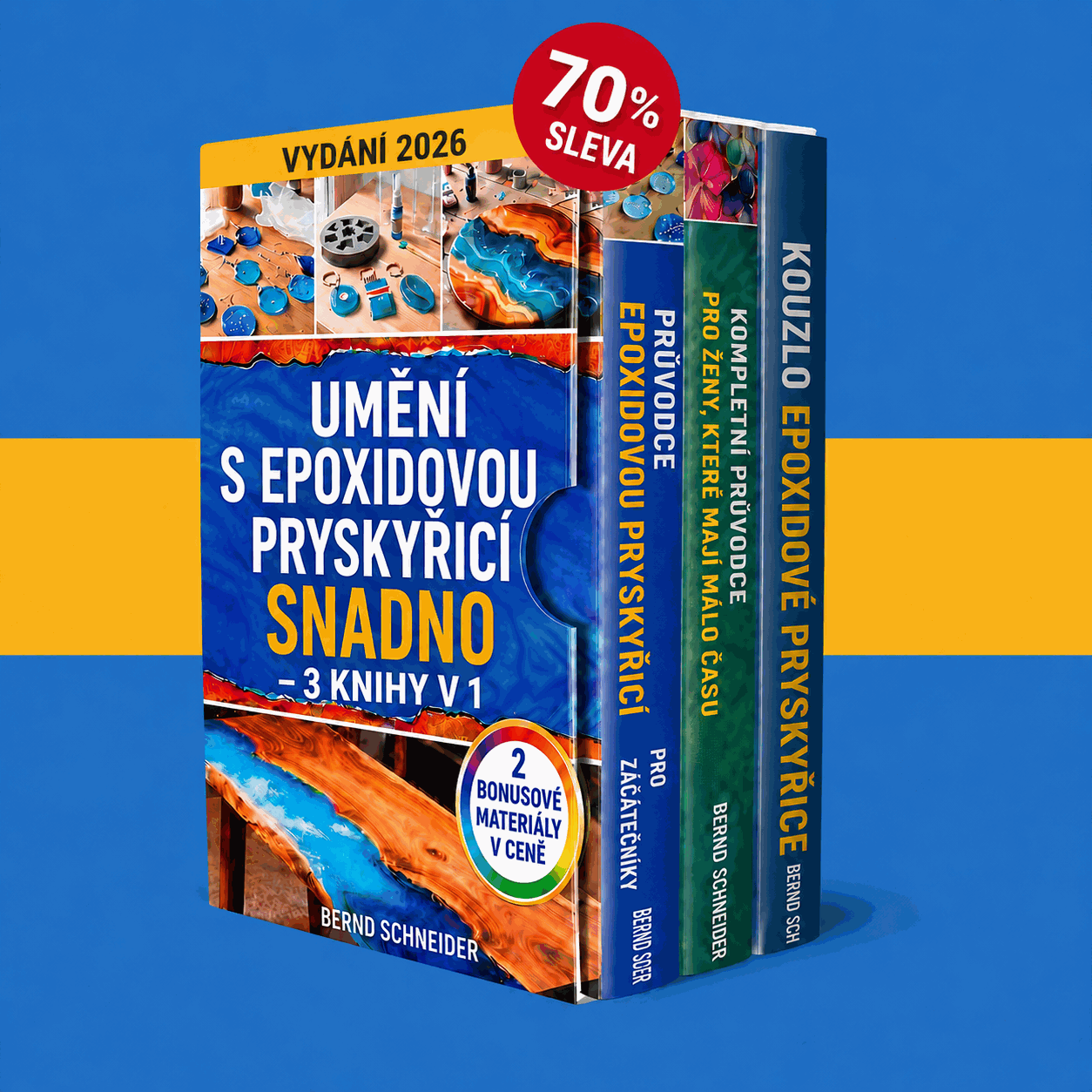 Kompletní balíček – Průvodce epoxidovou pryskyřicí pro začátečníky + 2 BONUSY