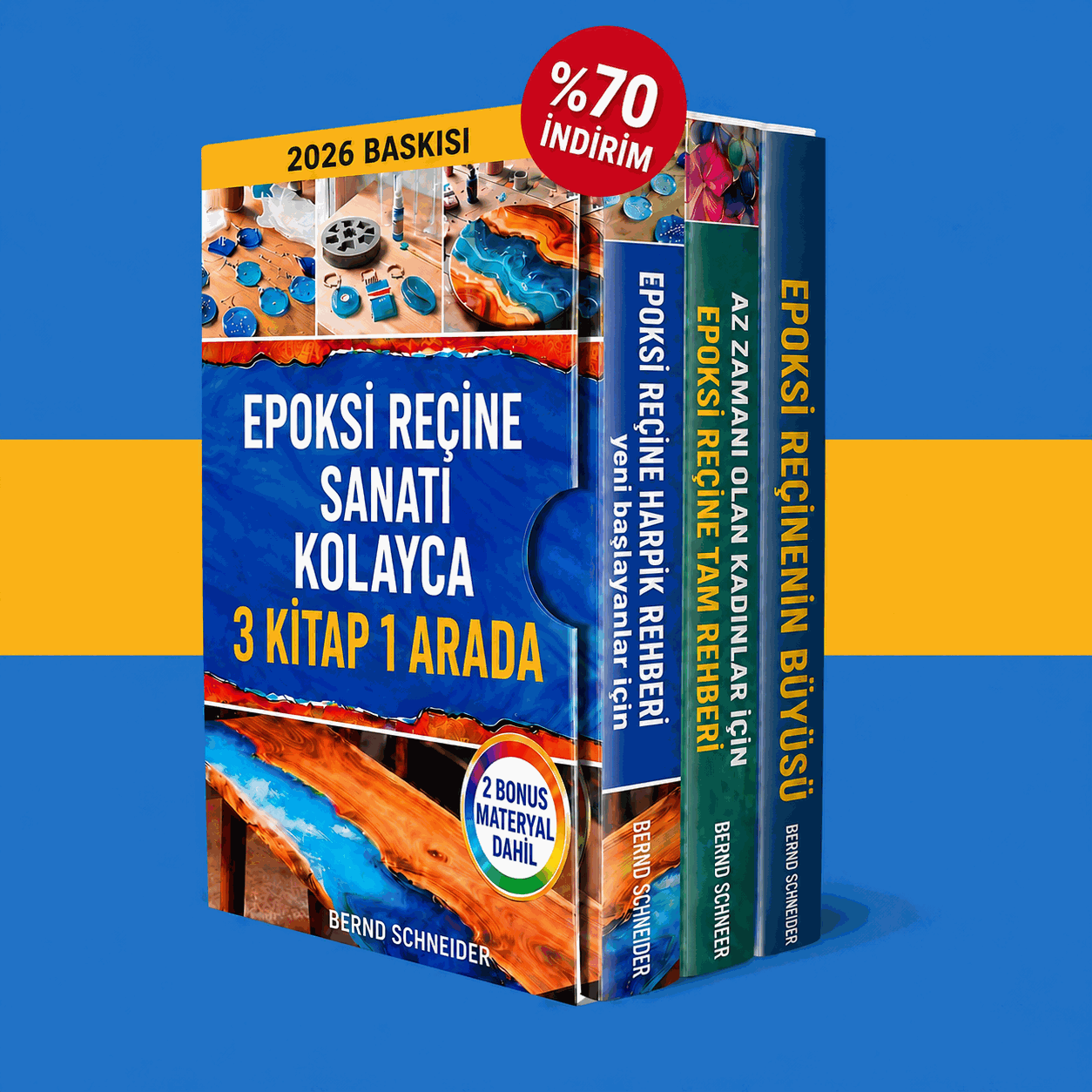 Tam Paket – Epoksi Sanatı Başlangıç Rehberi + 2 BONUS