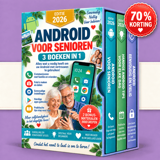 Android voor Senioren – 3 Boeken in 1