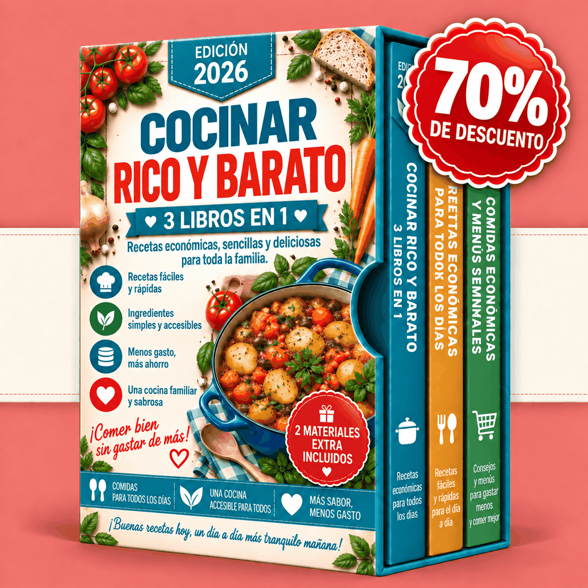 Recetas Económicas – 3 Libros en 1