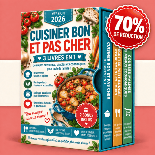 Recettes Économiques – 3 Livres en 1