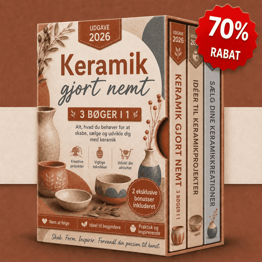 Keramik Gjort Nemt – 3 Bøger i 1