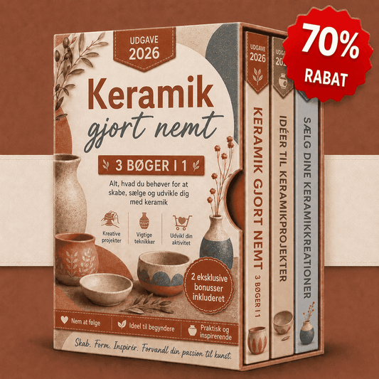 Keramik Gjort Nemt – 3 Bøger i 1