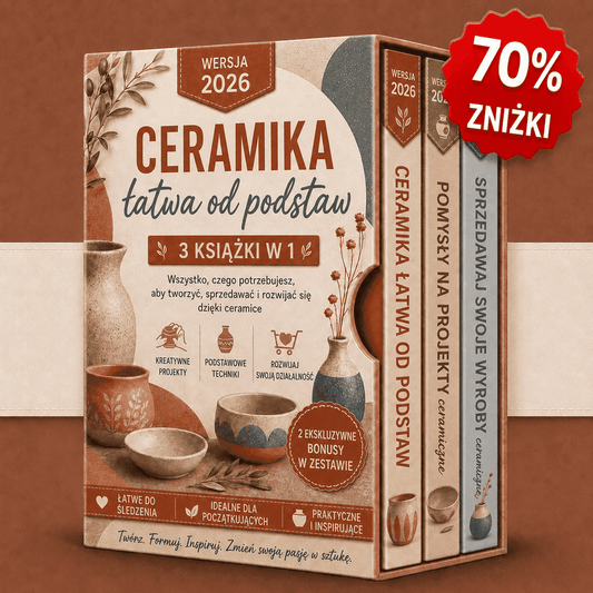 Ceramika Jest Prosta – Pakiet 3 Książki w 1