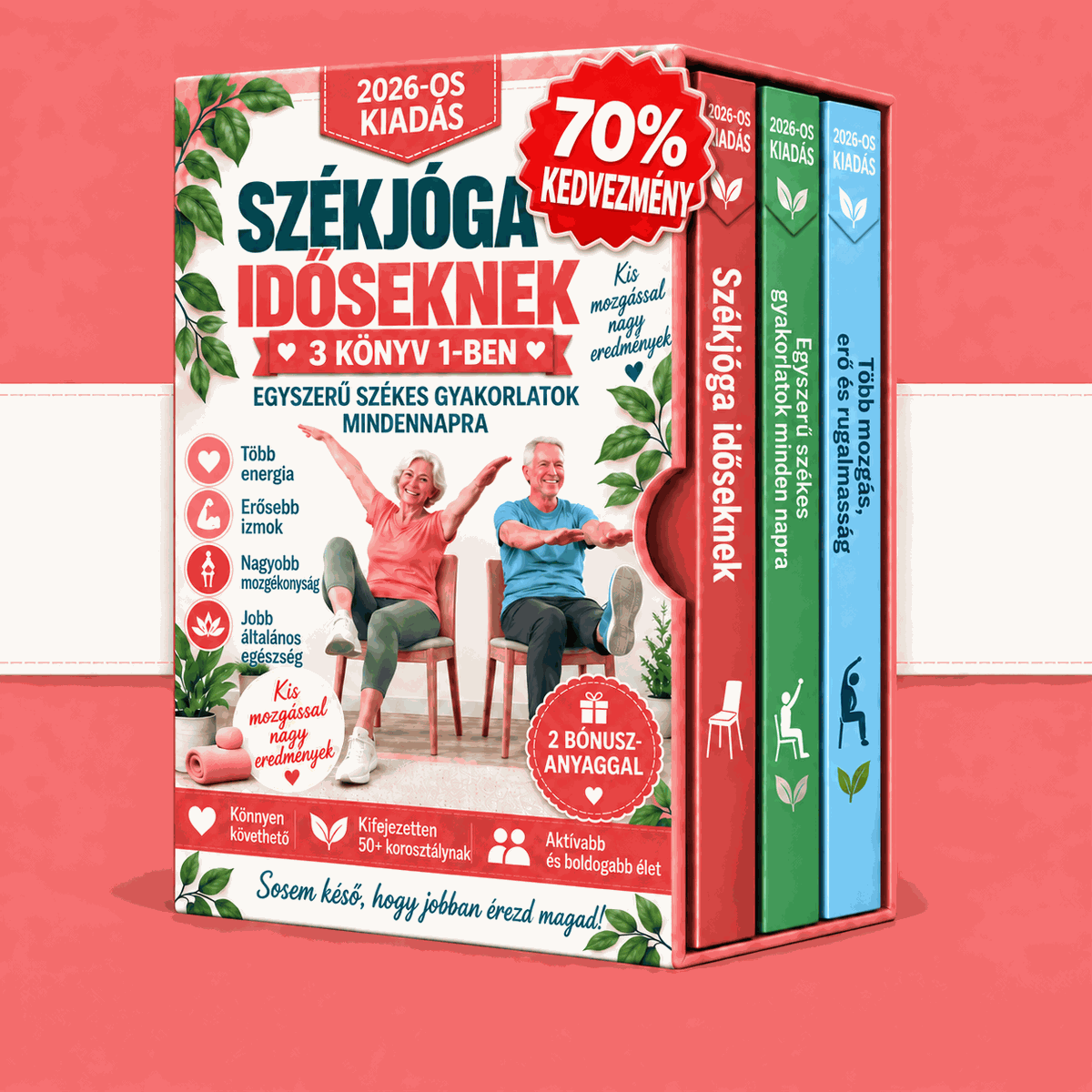 Széktorna időseknek – 3 Könyv 1-ben