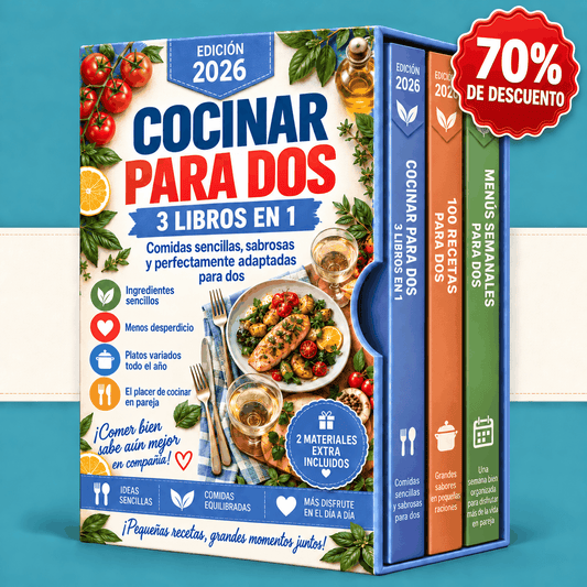 Recetas para Dos – 3 Libros en 1