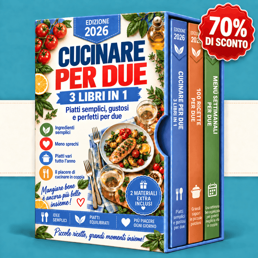 Cucinare per Due – 3 Libri in 1