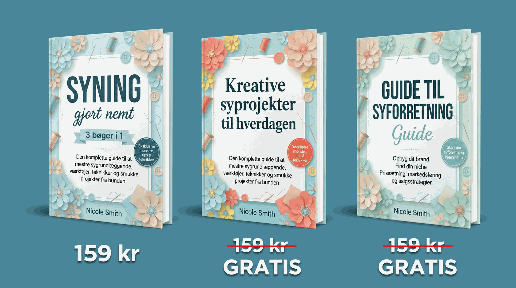 Oversigt over de 3 bøger