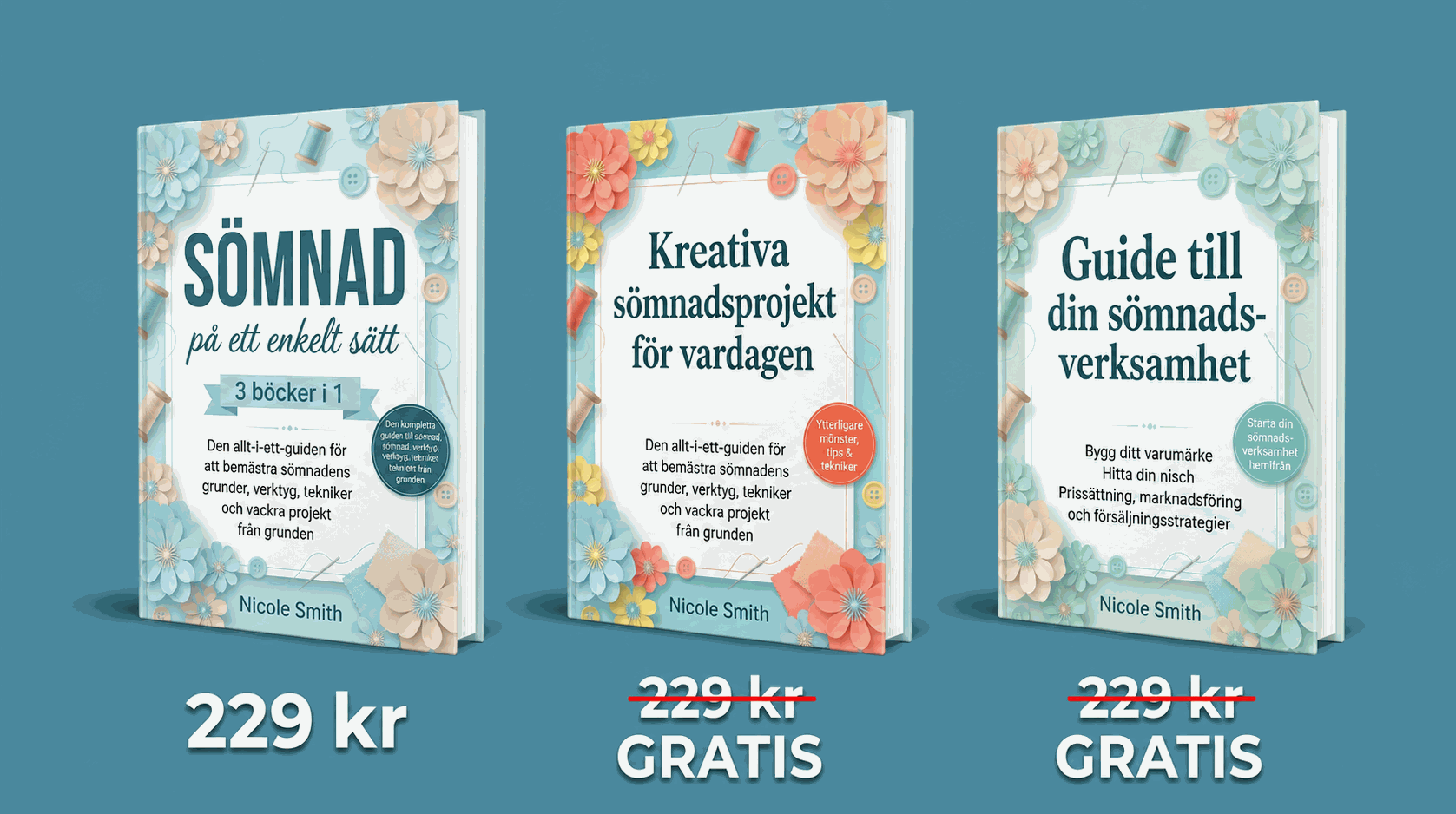 Översikt över 3 böcker