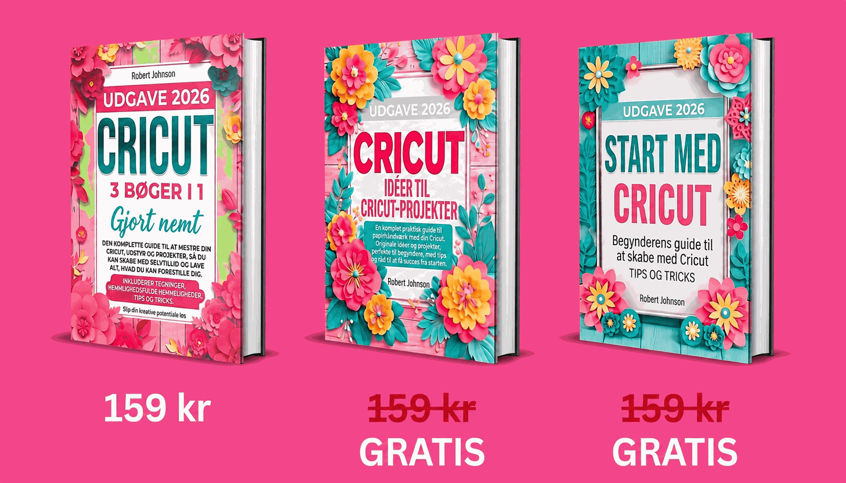 Cricut 3 Bøger Pakke