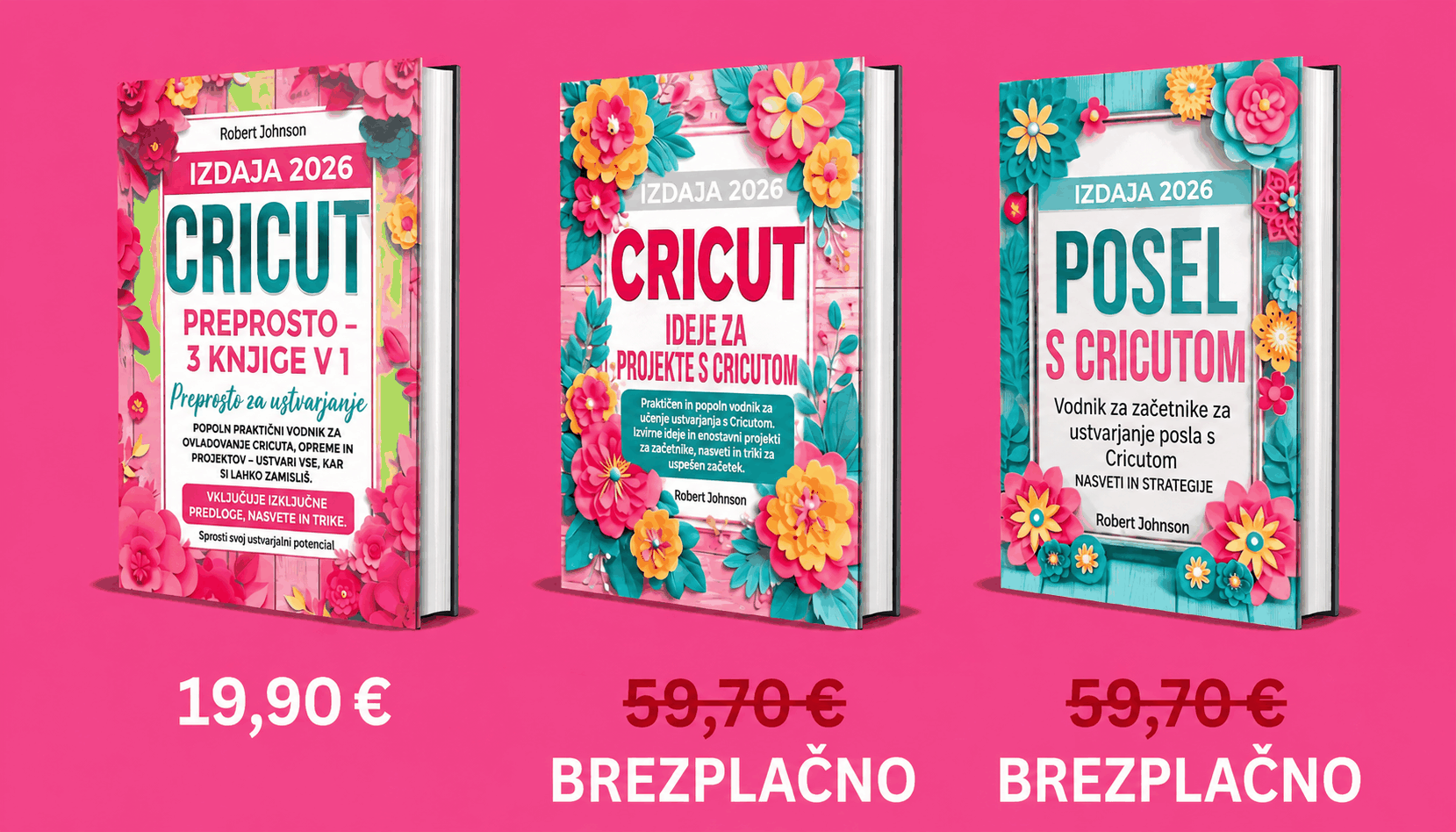 Cricut Komplet 3 Knjig