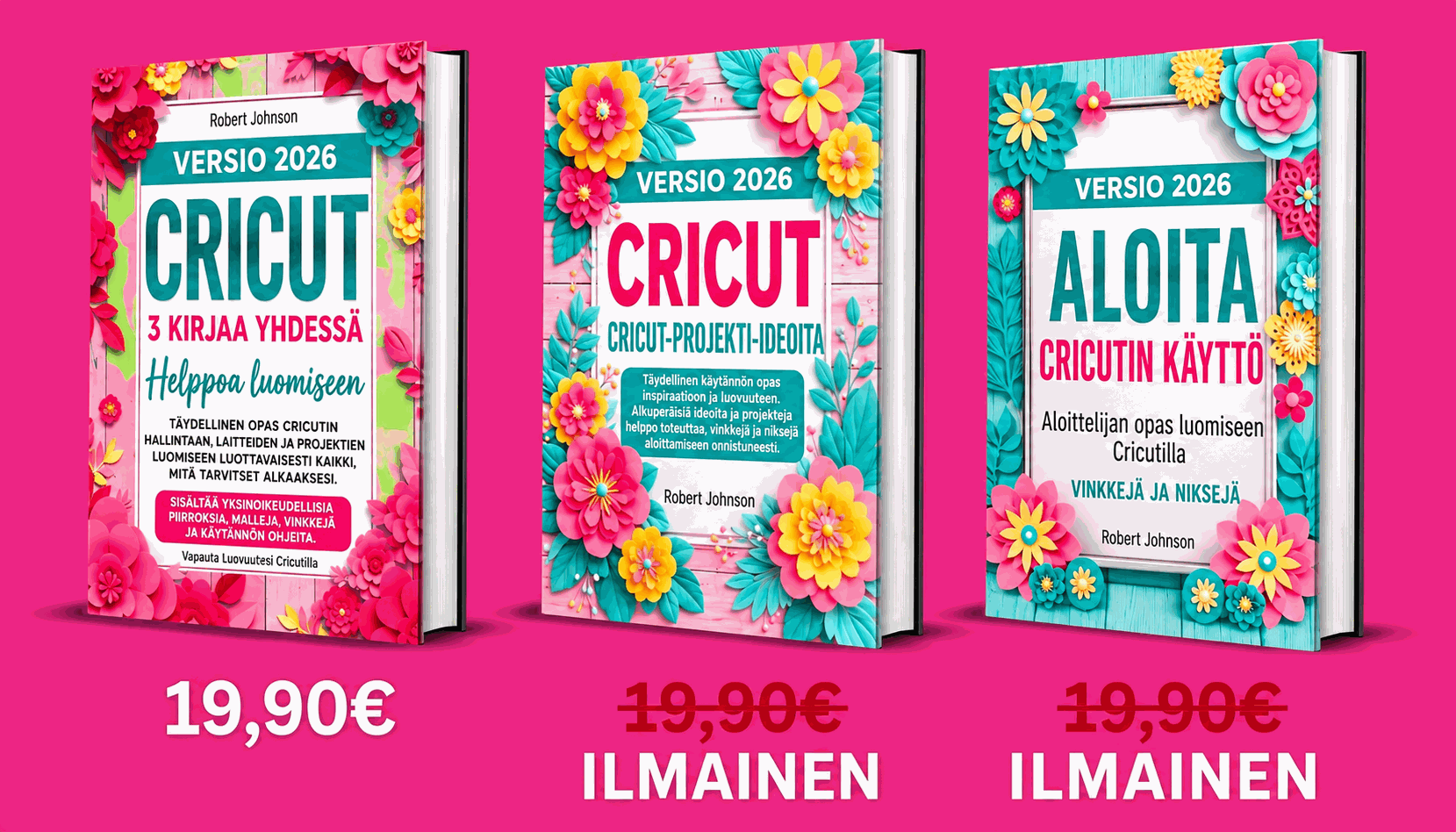 Cricut 3 Kirjan Paketti