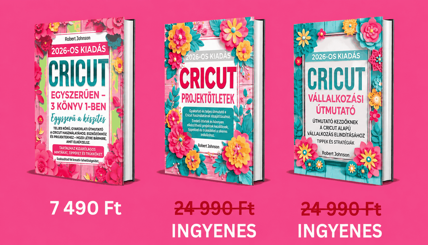Cricut 3 Könyves Csomag