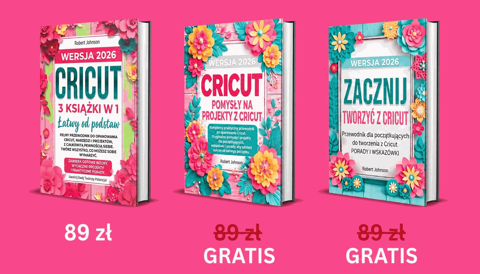 Cricut Zestaw 3 Książek