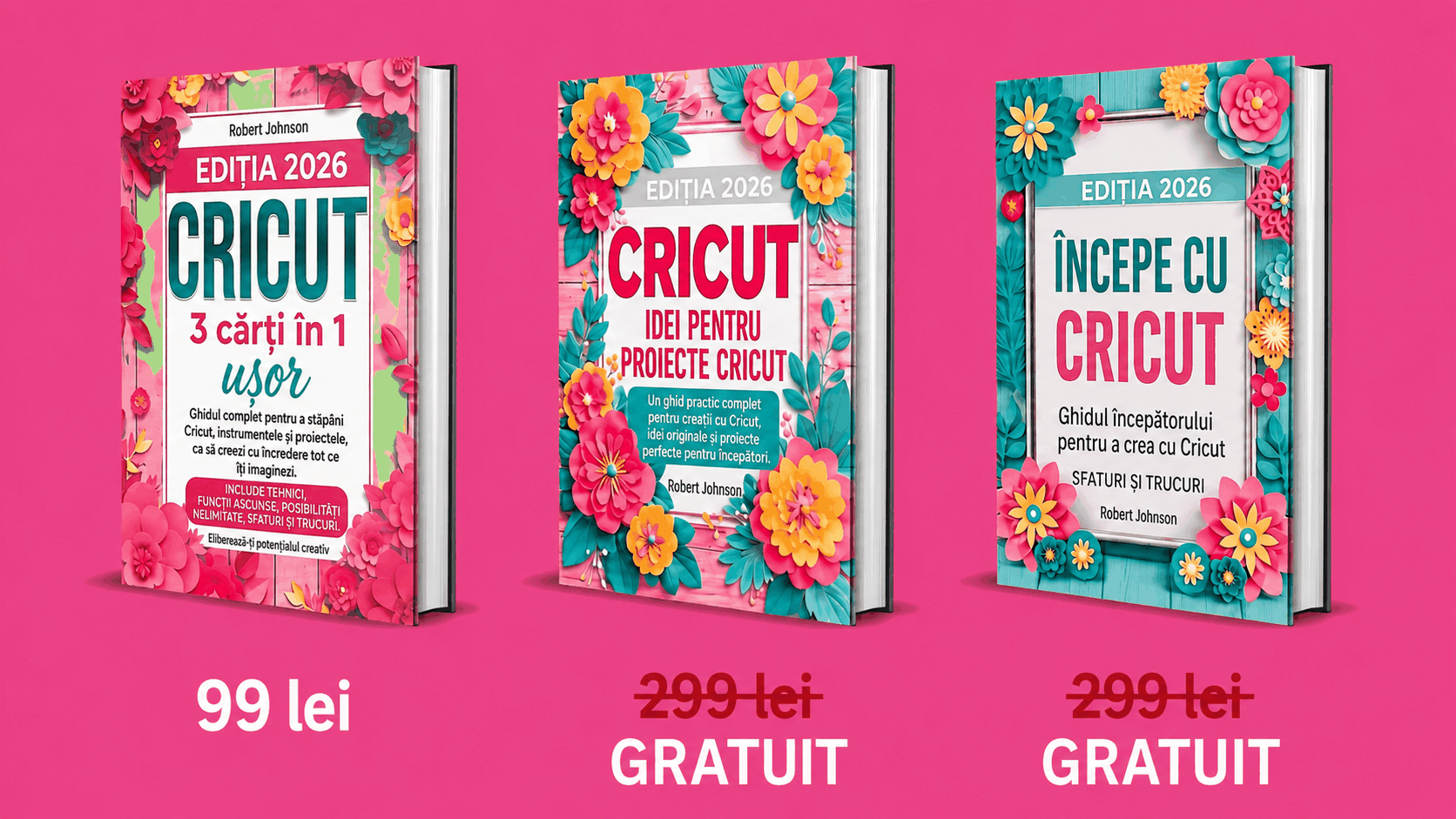 Cricut Pachet 3 Cărți
