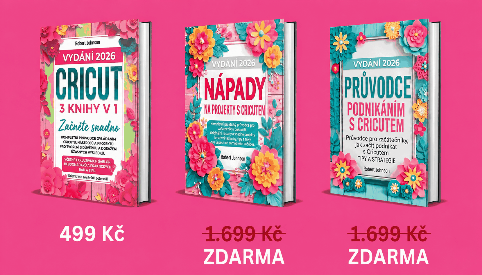 Cricut Balíček 3 Knih