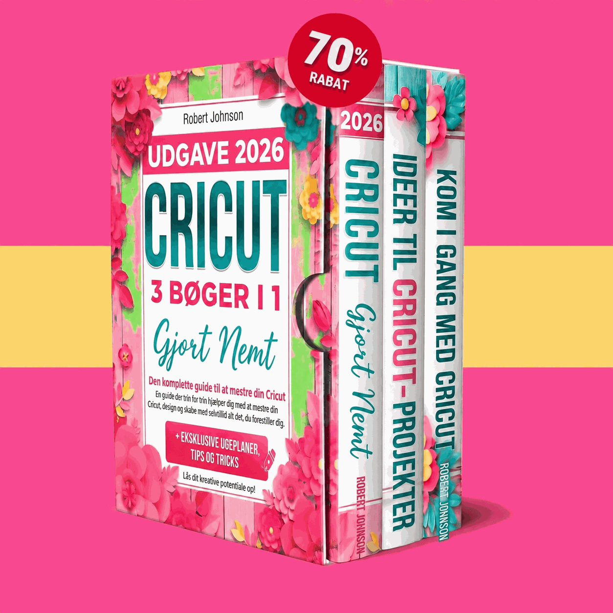 Cricut for Begyndere – 3 Bøger i 1