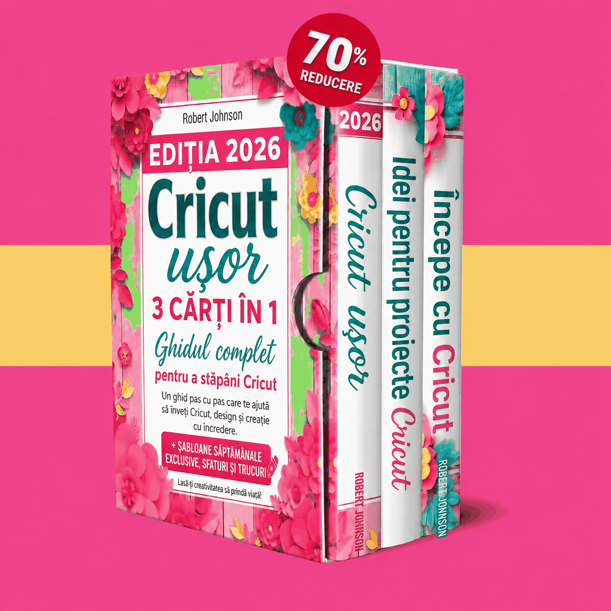 Cricut pentru Începători – 3 Cărți într-una