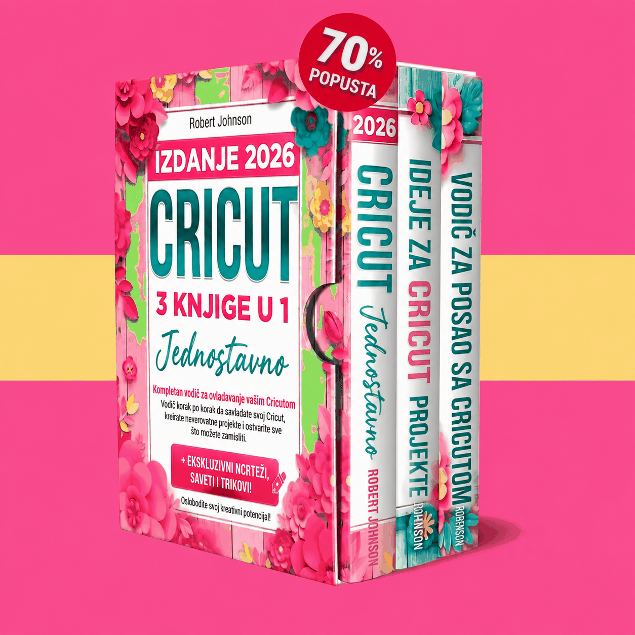Cricut za Početnike – 3 Knjige u 1