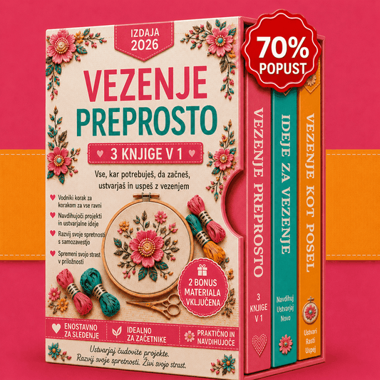 Vezenje Enostavno – 3 Knjige v 1