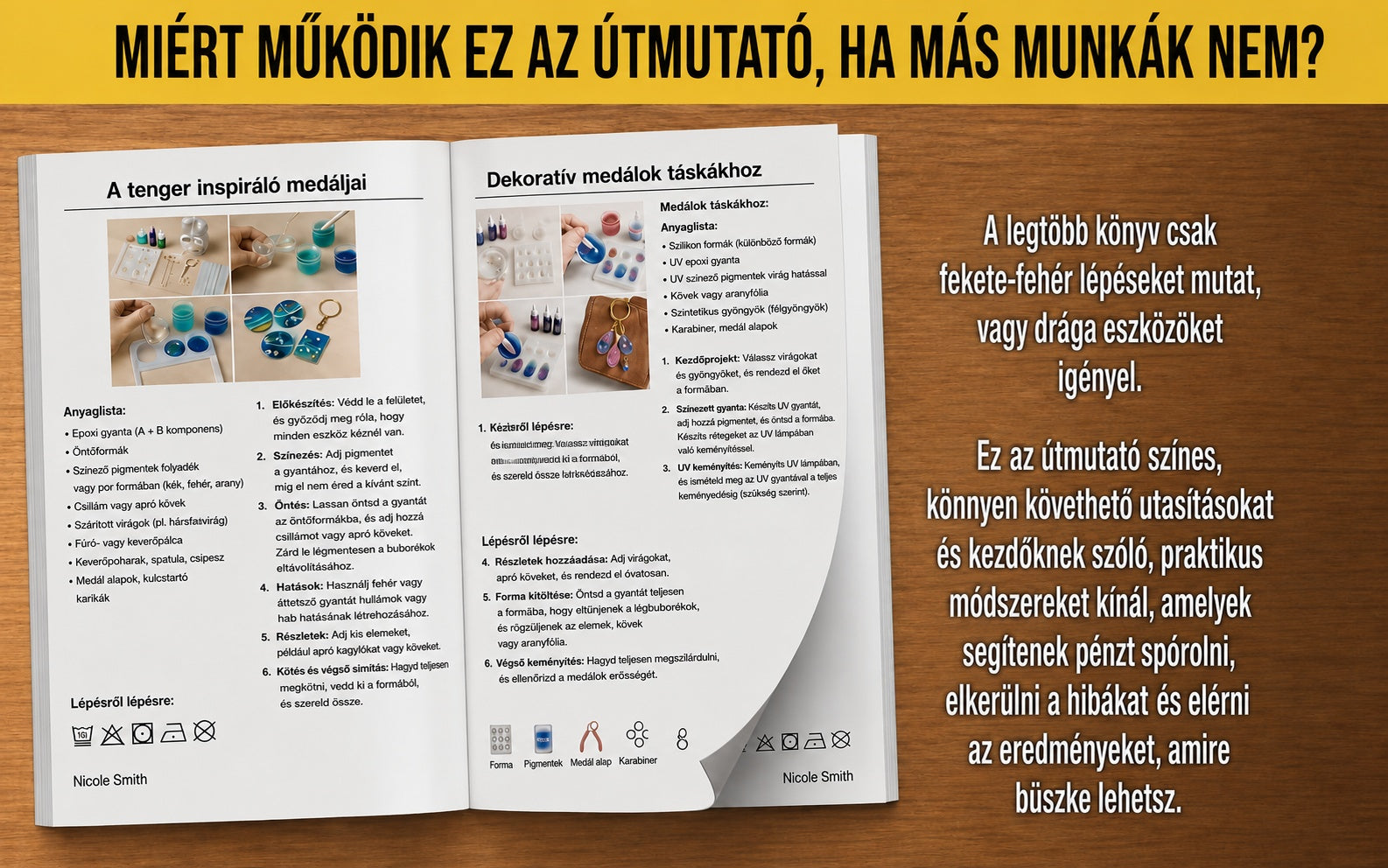 Gyönyörű epoxi alkotások
