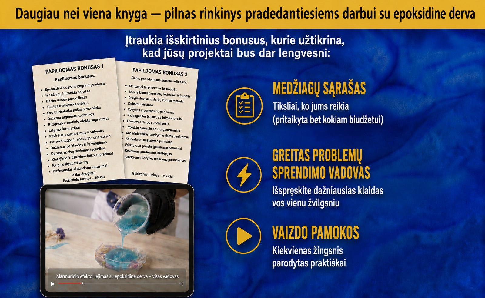 Gyvenimo būdas su epoksidinėmis dervomis