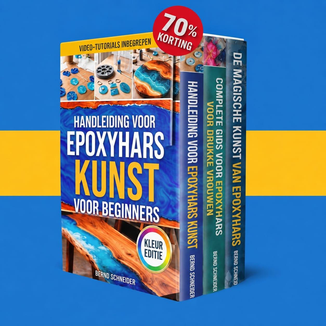 Compleet Pakket – De Epoxyhars Kunst Handleiding voor Beginners + 2 BONUSSEN
