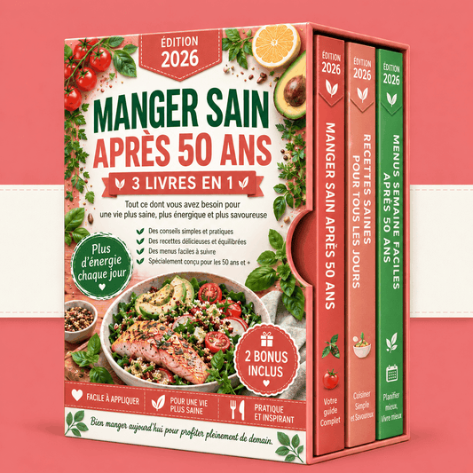 Alimentation Saine Après 50 Ans – 3 Livres en 1