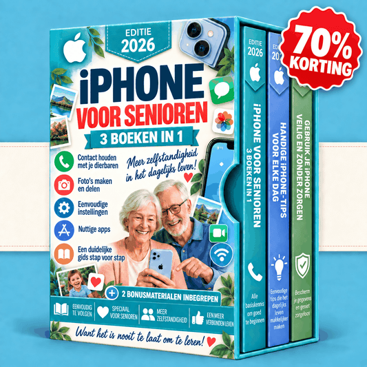 iPhone voor Senioren – 3 Boeken in 1