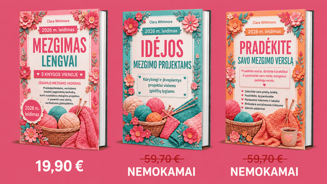 Mezgimas Lengvai – 3 knygų apžvalga