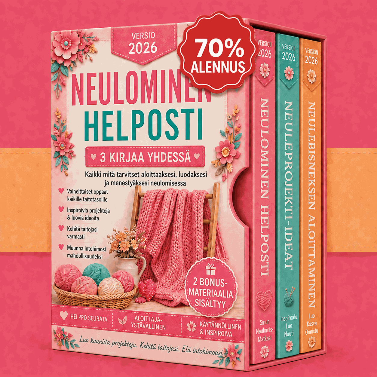 Neulonta Helpoksi – 3 Kirjaa Yhdessä