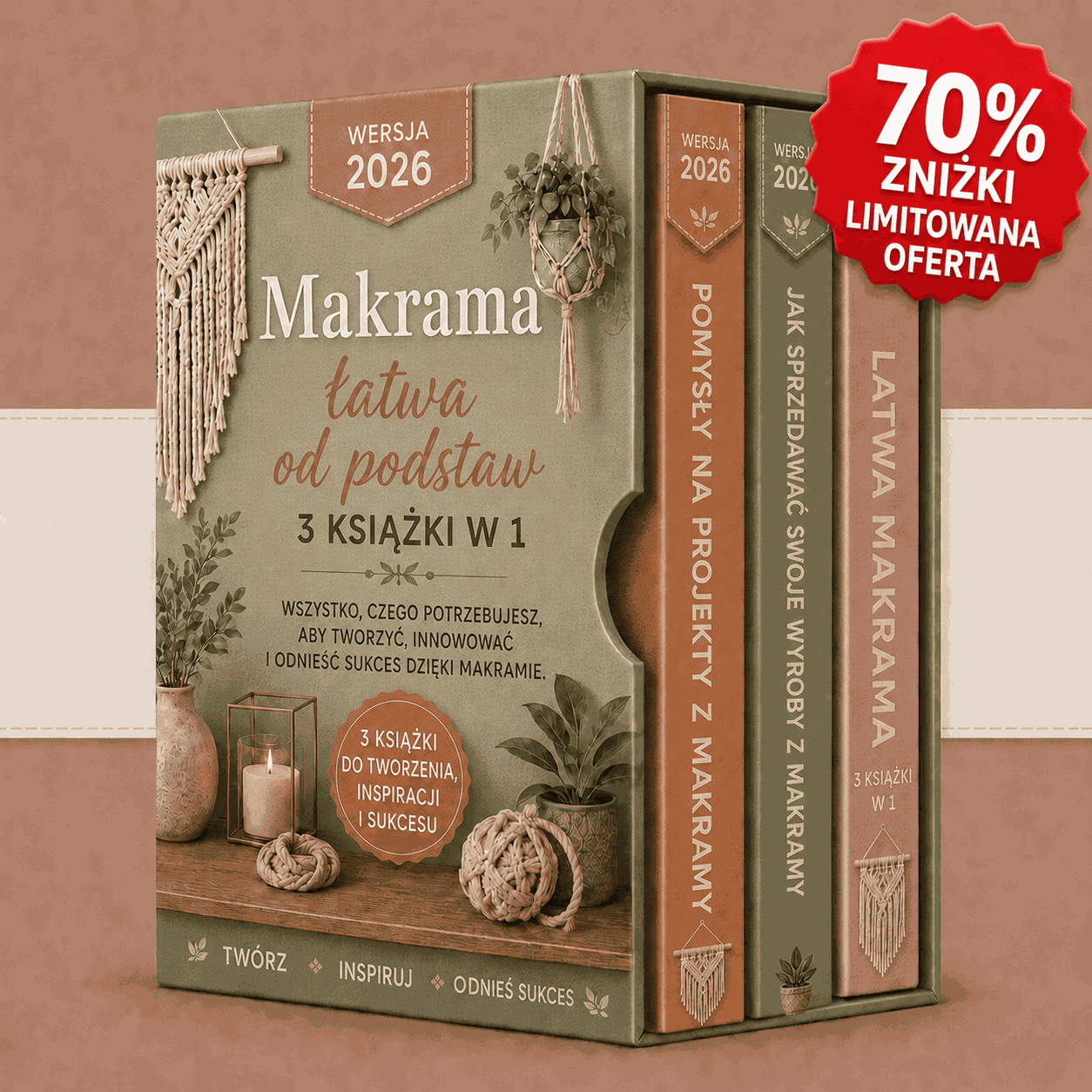 Pakiet: Makrama bez Tajemnic – 3 Książki w 1