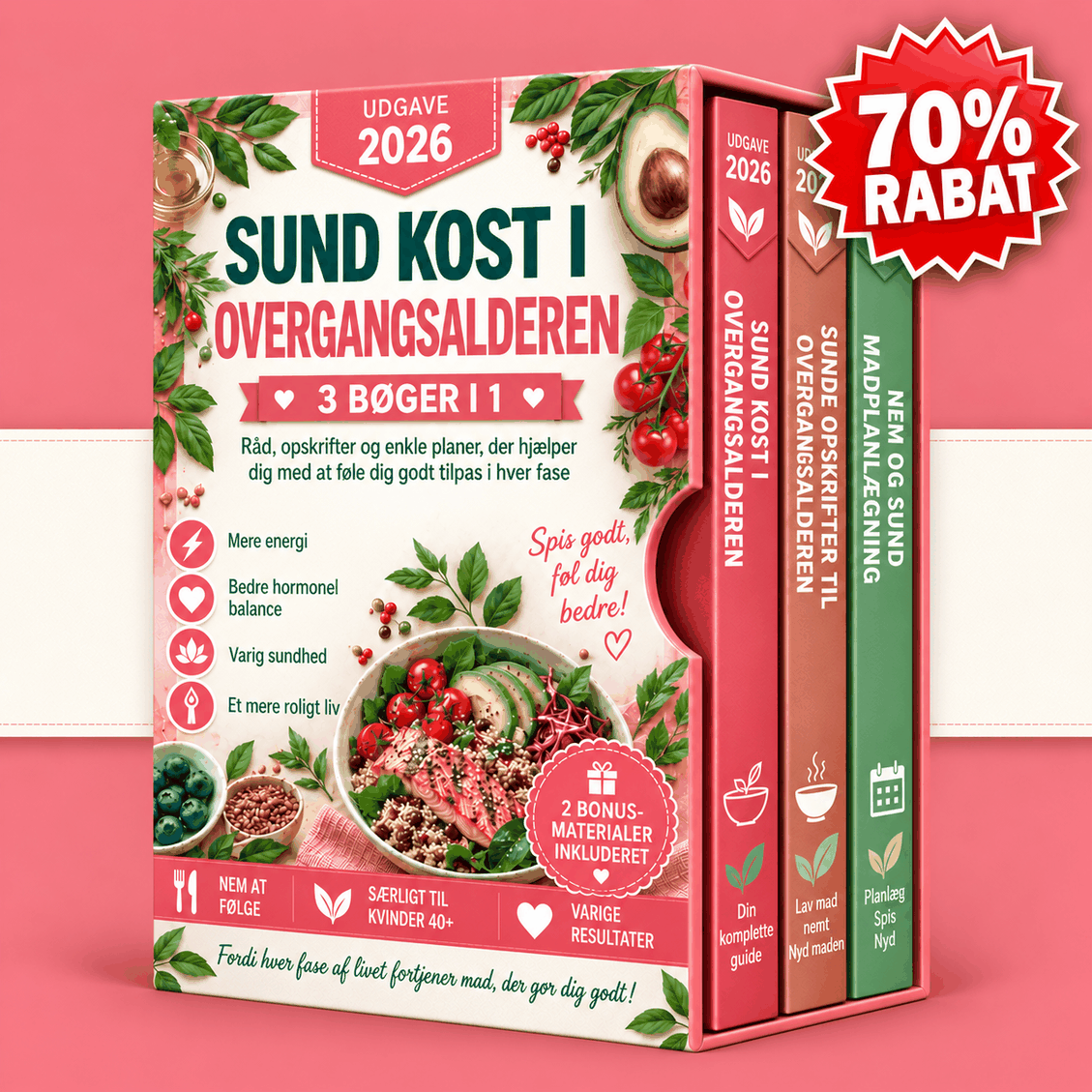 Kost i Overgangen – 3 Bøger i 1