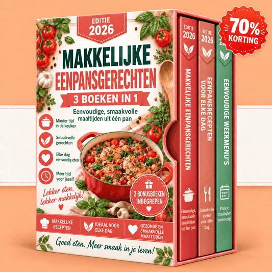 One-Pot Recepten – 3 Boeken in 1