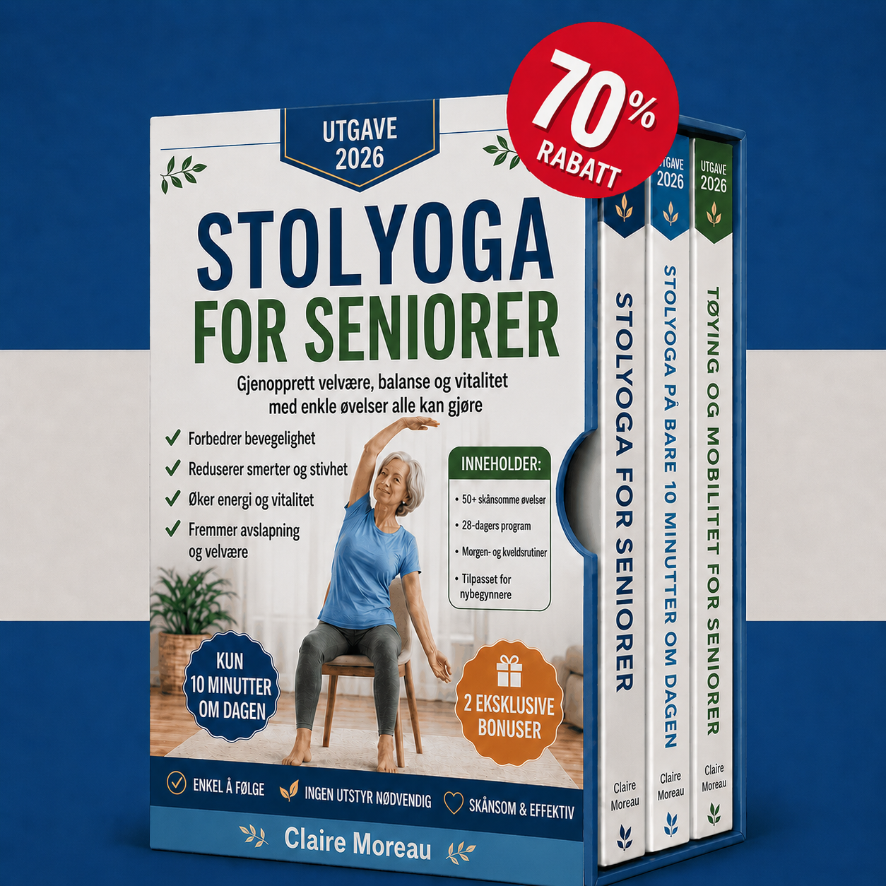 Stolyoga for Seniorer-pakke