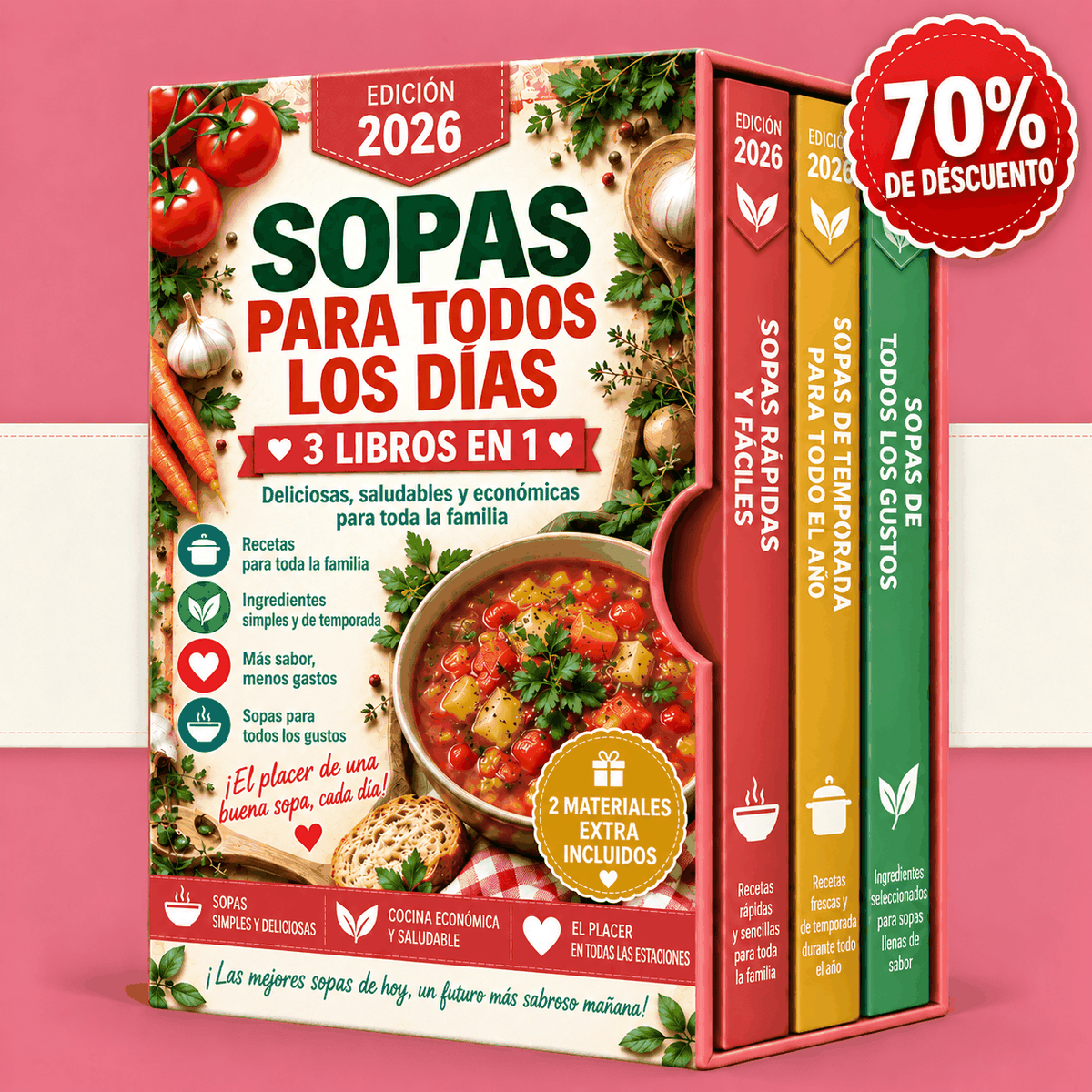 Libro de Sopas – 3 Libros en 1