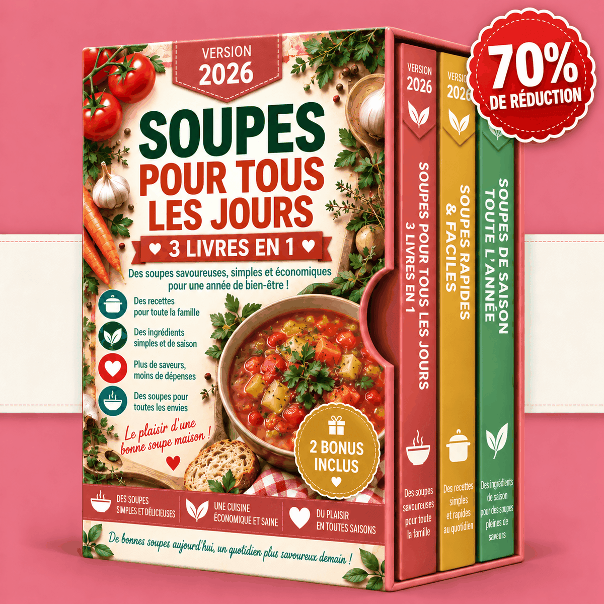 Livre de Soupes – 3 Livres en 1