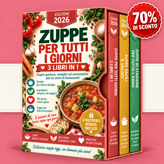 Ricettario di Zuppe – 3 Libri in 1