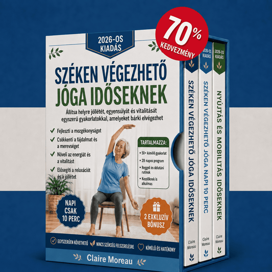 Székjóga időseknek – 3 könyv 1-ben