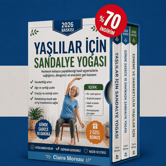 Yaşlılar İçin Sandalye Yogası – 3 Kitap 1 Arada