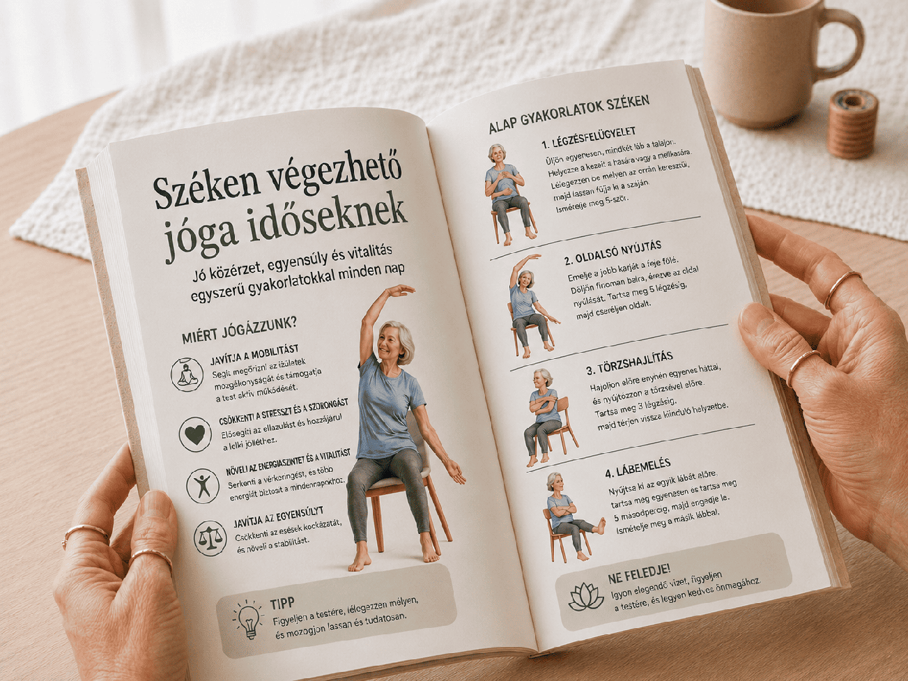 Ízelítő a Székjóga időseknek oldalaiból